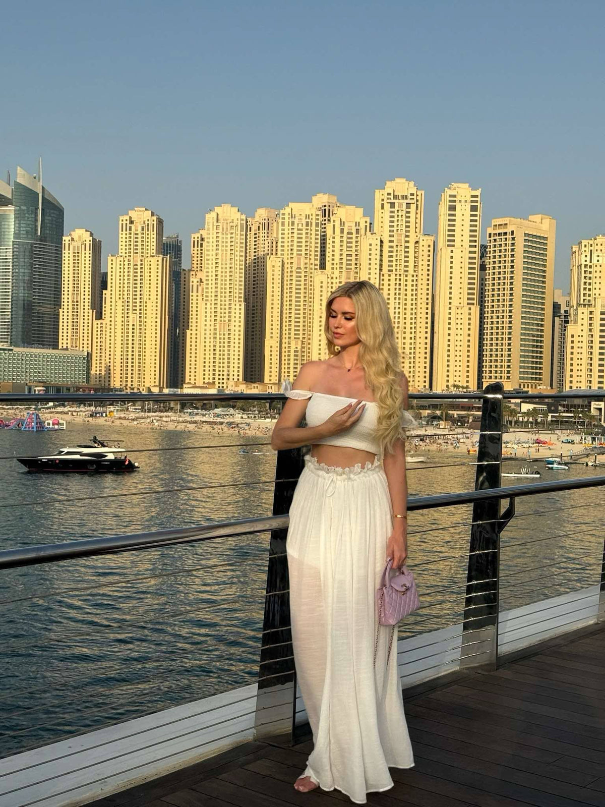 Smocked Top & Maxi Skirt Set