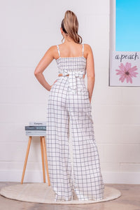 Window Crop & Pants Set