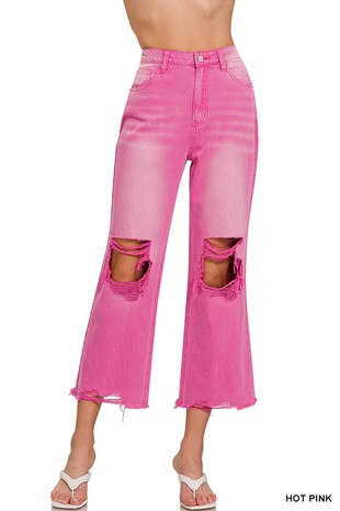 Crop Flare Jeans