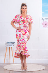 Cropped Top & Midi Mermaid Skirt