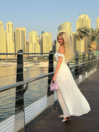 Smocked Top & Maxi Skirt Set