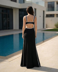 Suspender Maxi Skirt Set