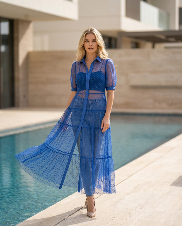 Chiffon Button Up Top