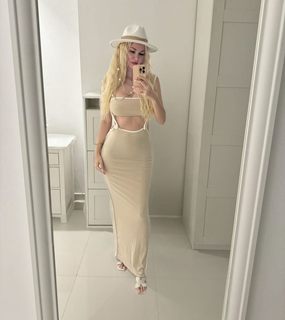 Suspender Maxi Skirt Set