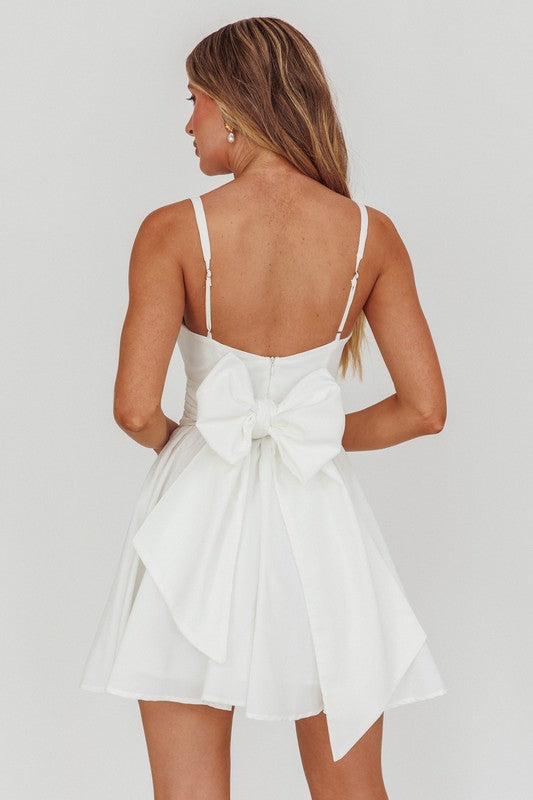 Sweetheart Corset Dress - Back